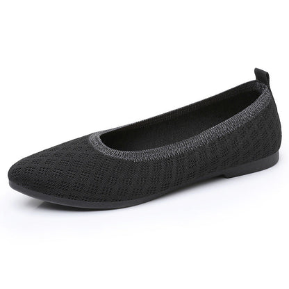 Damen Flats atmungsaktiv Flexibles Fußbett