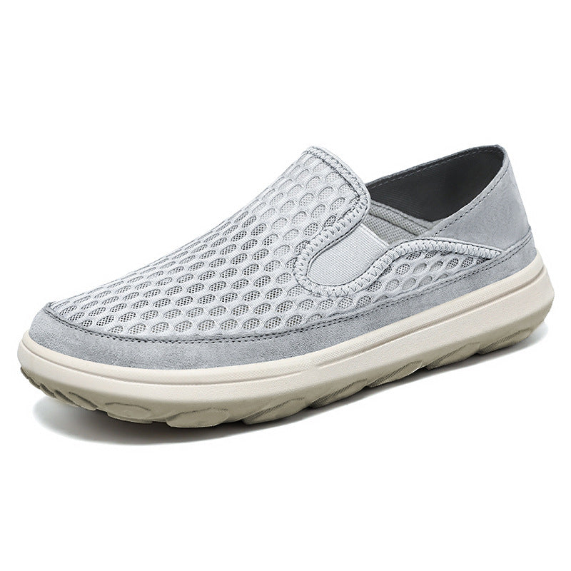 Damen Slip-On Schuhe Atmungsaktiv Freizeit Schuhe Bequem