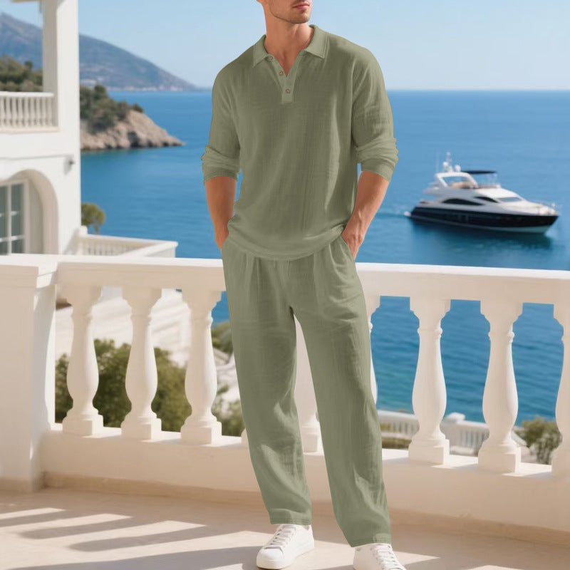 Herren Freizeitanzug Modern Baumwolle Bequem Schnitt