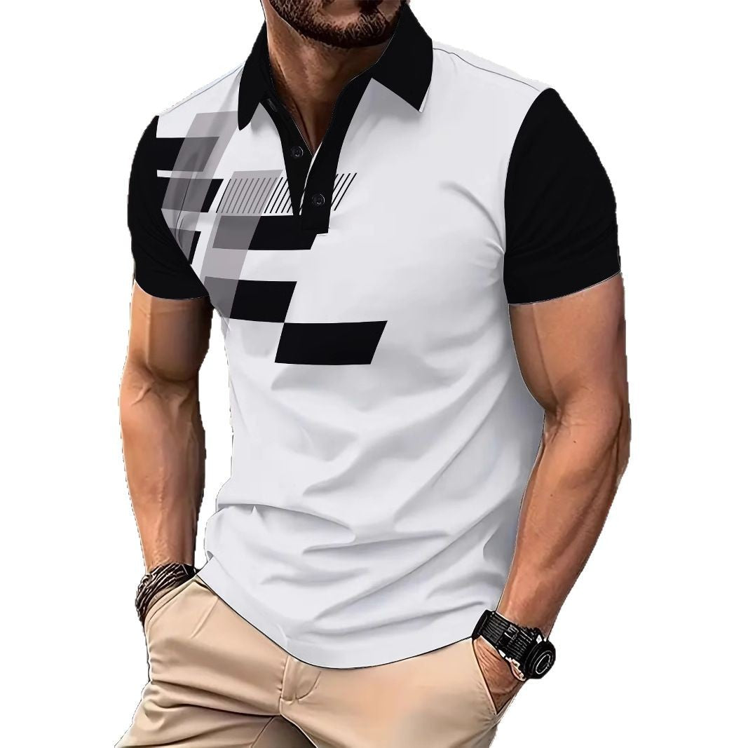 Herren Poloshirt Grafikdesign Cool Berlin Style
