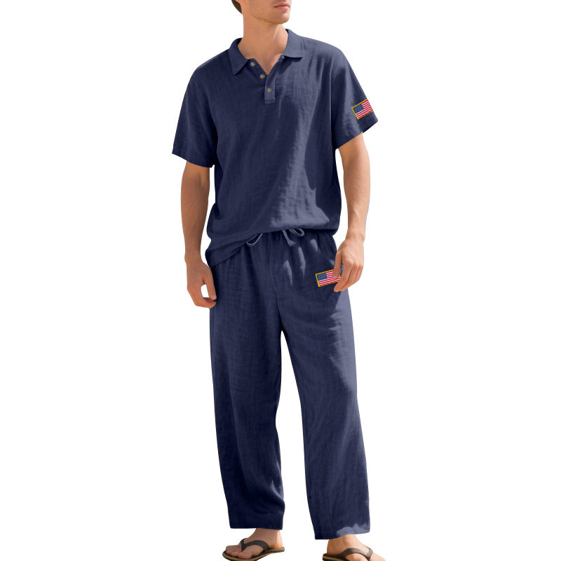 Herren Strandoutfit Leicht Atmungsaktiv Sommer