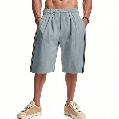 Herren Sporthose Elastisch Mit Seitentaschen Freizeit