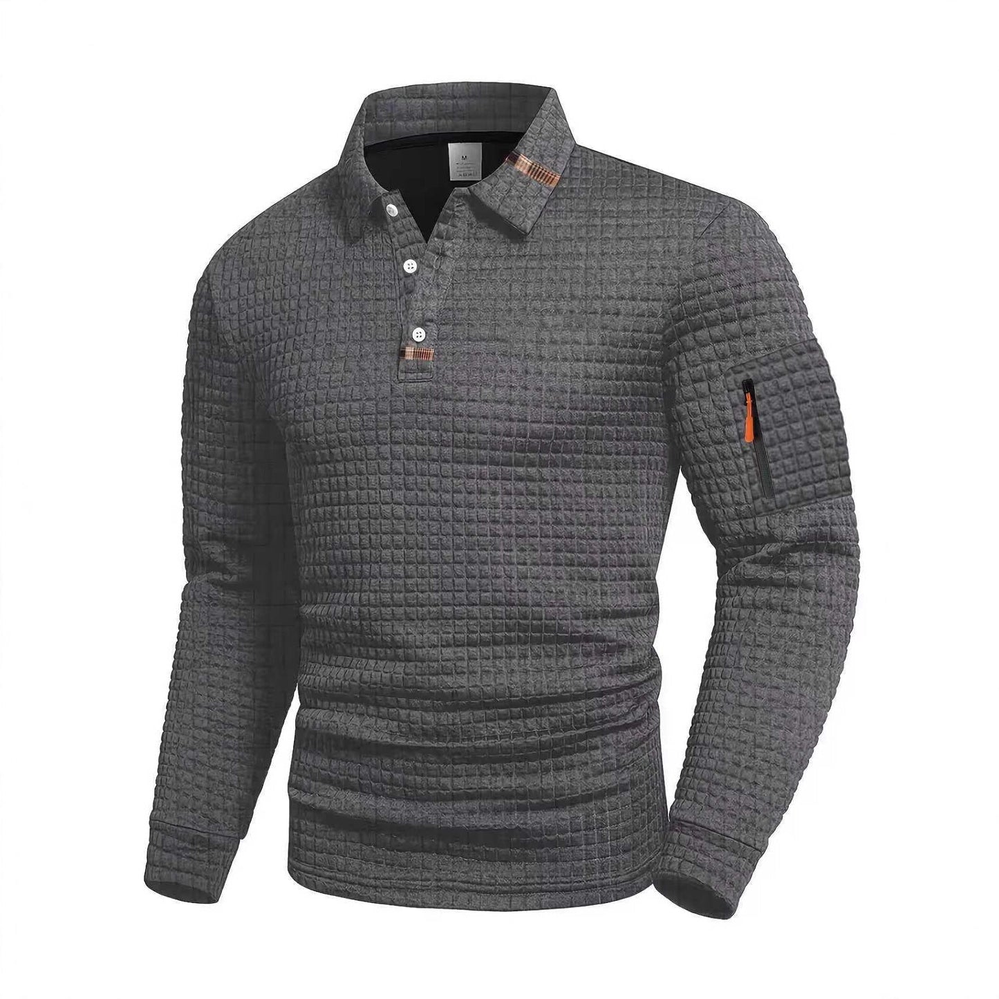 Herren Poloshirt Langarm Atmungsaktiv Komfortabel - BerlinGlamour