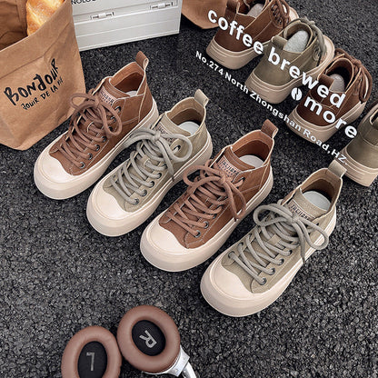 Damen Sneaker High-Top atmungsaktiv robust - BerlinGlamour