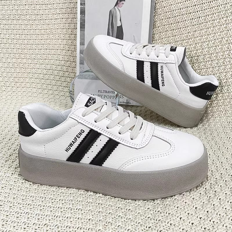 Damen Plateausneaker Sportlich Rutschfest Sneaker Schuhe Modern - BerlinGlamour