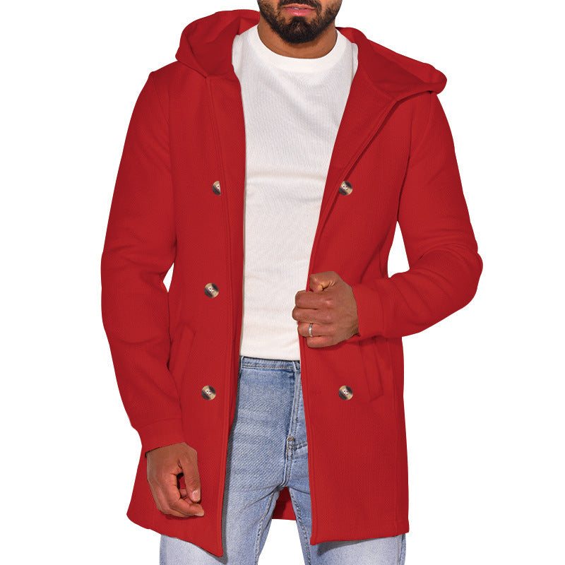 Herren Parka Kapuze Winterjacke Modern