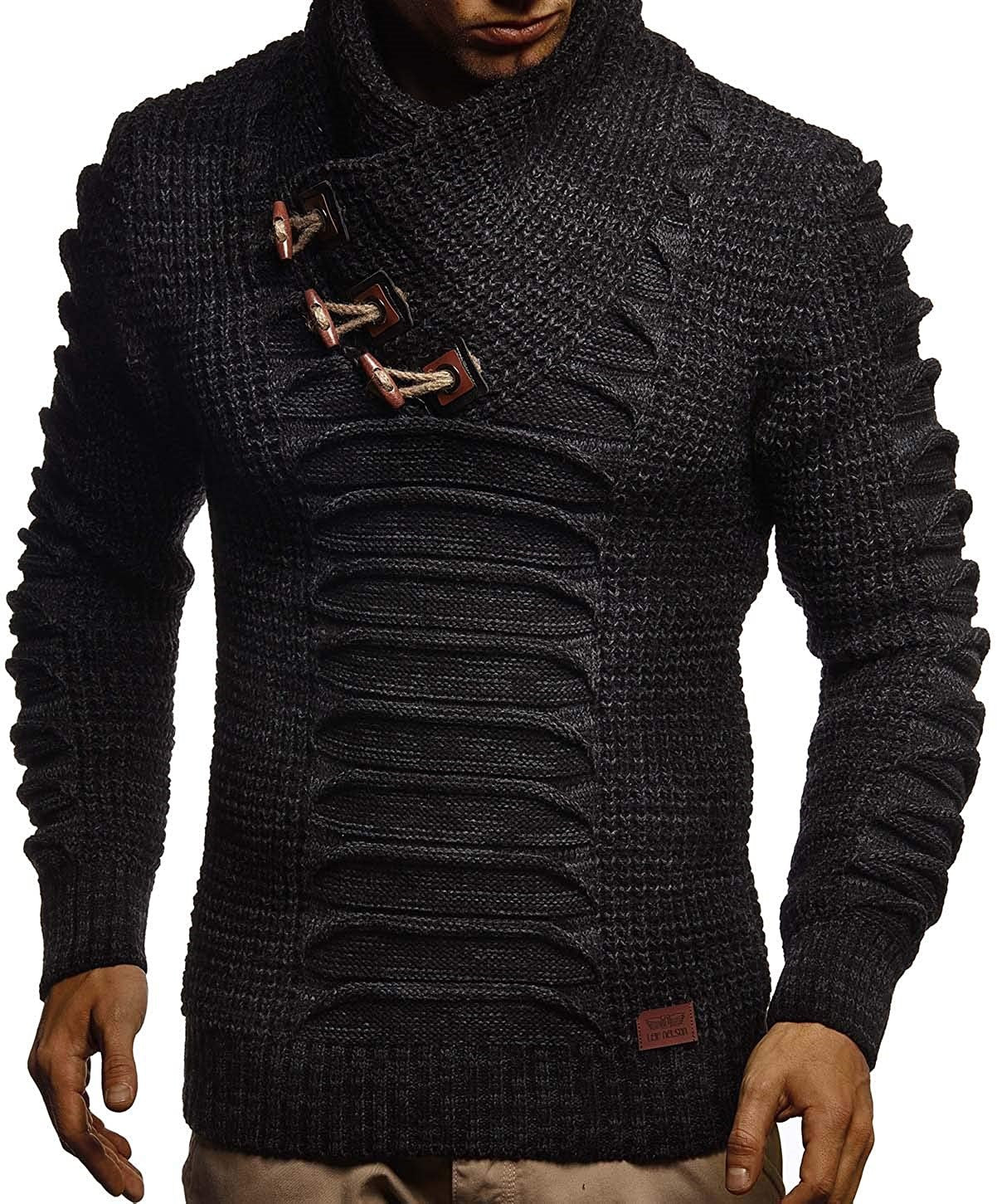 Herren Pullover Grobstrick Rustikal Modern
