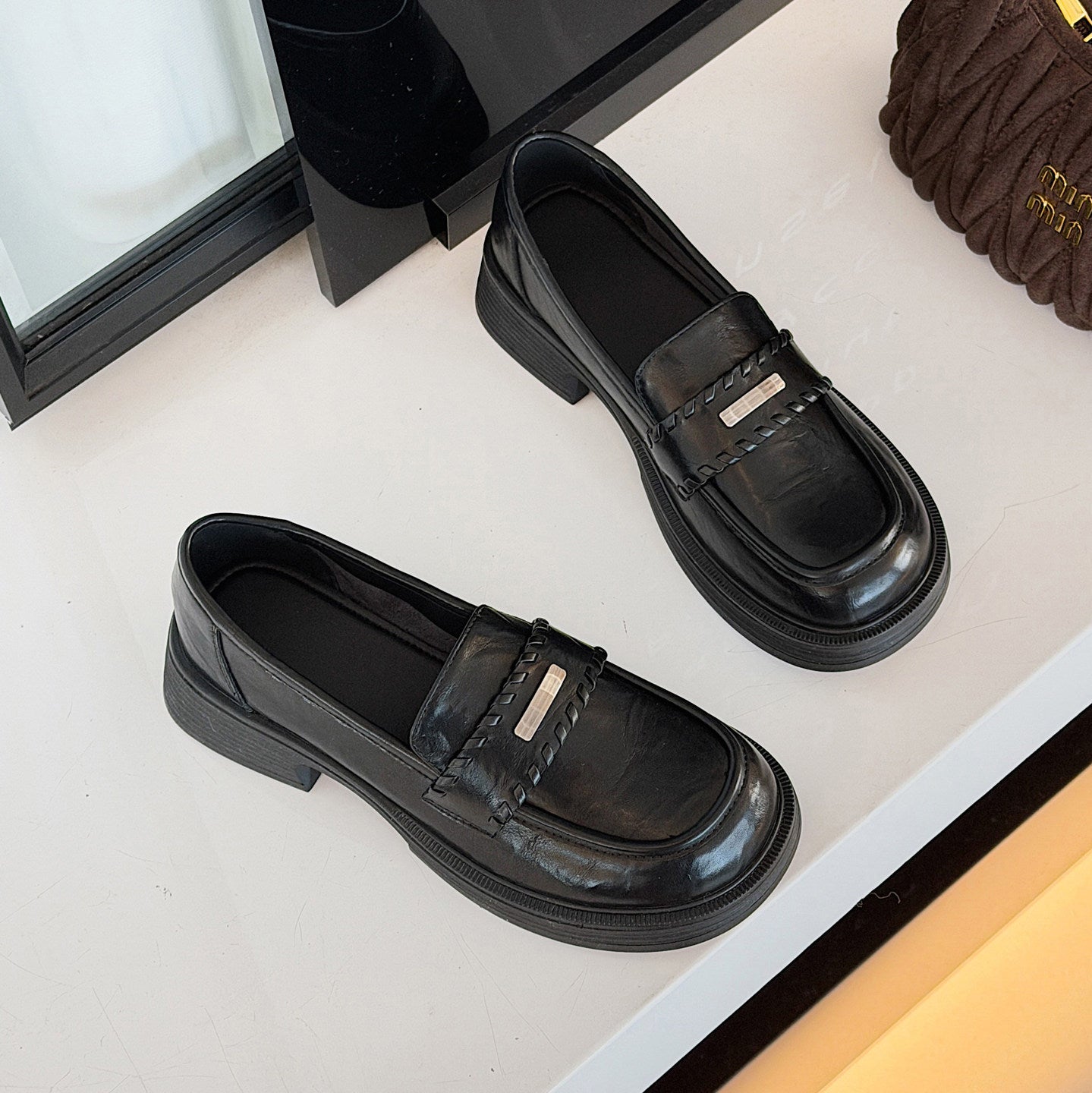 Damen Mokassins Elegante Komfort Schuhe Modern