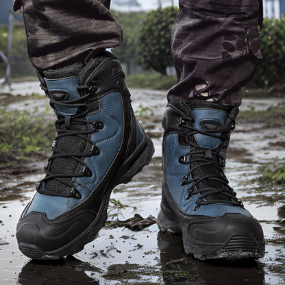 Wasserdichte Herren Trekkingstiefel Knöchelschutz Rutschfest