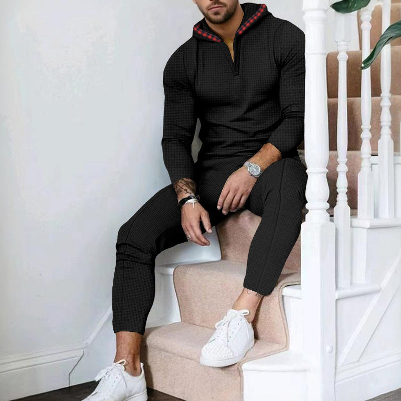 Herren Sportanzug Moderne Reißverschluss Design Hochwertig - BerlinGlamour
