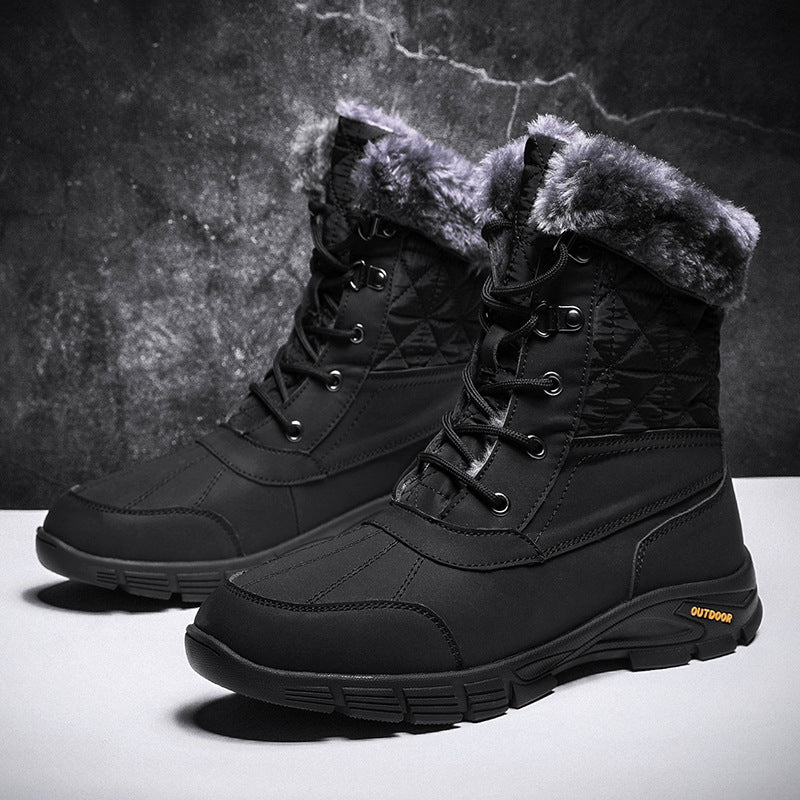 Damen Winterstiefel Weich Innenfutter Warm