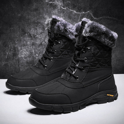 Damen Winterstiefel Weich Innenfutter Warm
