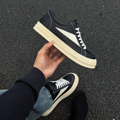 Damen Sneaker Hochwertig Leder Komfort Sohle