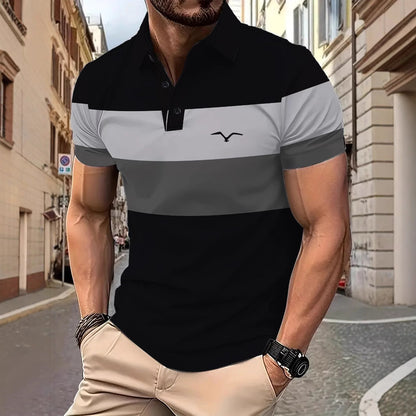 Herren Poloshirt Kurzarm Farbenfroh Modern Berlin