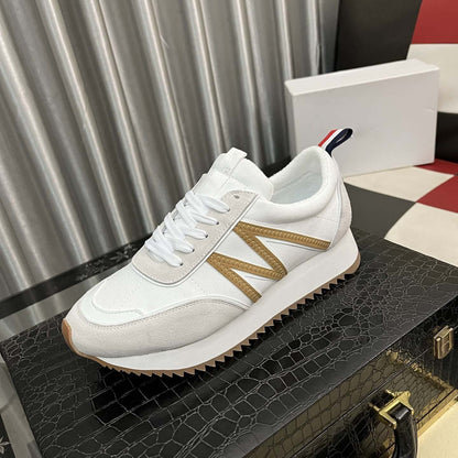 Damen Sneaker atmungsaktiv Mesh Weiße Sportschuhe