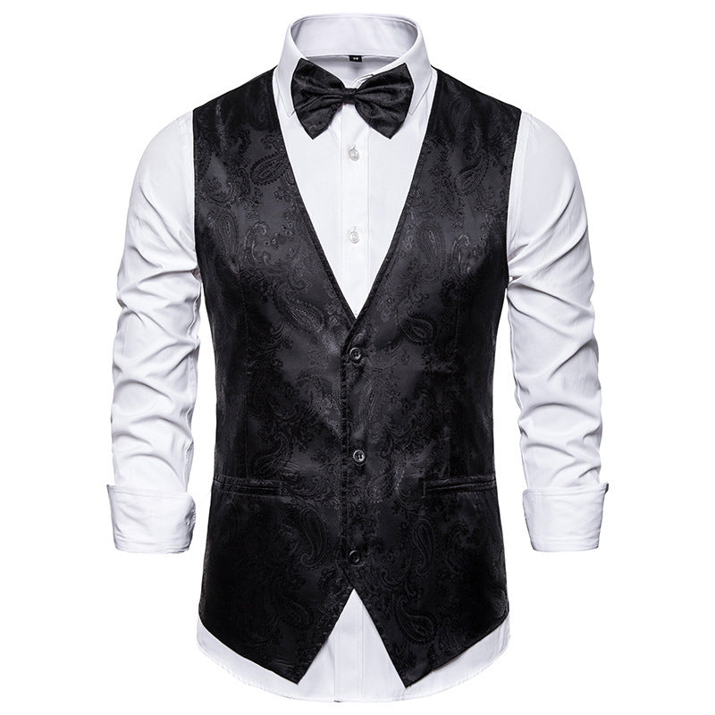 Elegante Herren Satin Weste Berlin Style