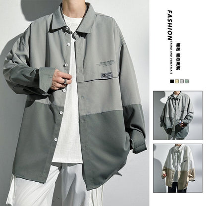 Herren Oversized Hemd Mit Taschen Groß - BerlinGlamour