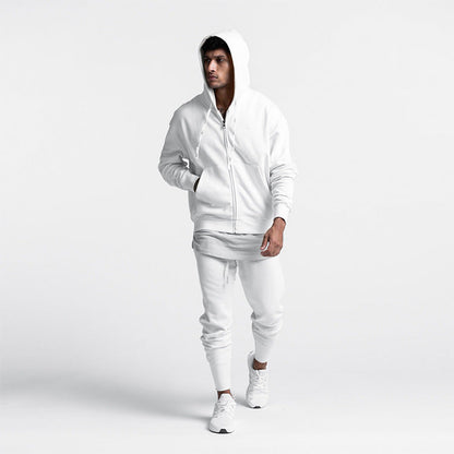 Herren Kapuzensweatjacke Sportlich mit Reißverschluss