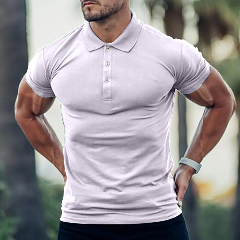 Herren Polo-Shirt Slim Fit Pique-Qualität Modern