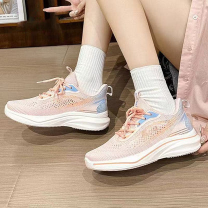 Damen Sneaker Atmungsaktiv Freizeitschuhe Bequem Stoßdämpfend