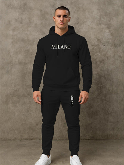 Modischer Herren Hoodie Jogginghose Set Sportlich
