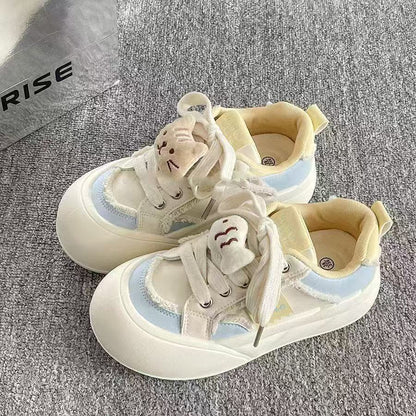 Damen Sneaker Tiermotiv Weiche Sohle Sportlich