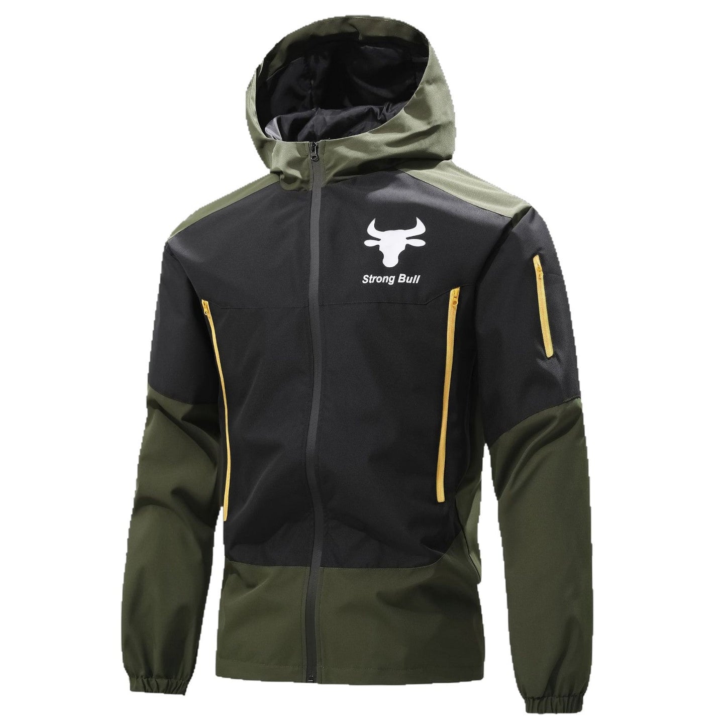 Herren Funktionsjacke Atmungsaktiv Winddicht Mit Taschen