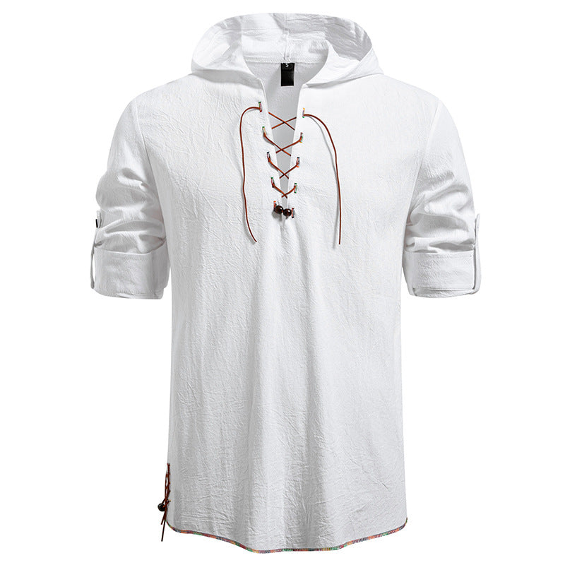 Herren Bluse Mit Schnürung Modern Berlin Style