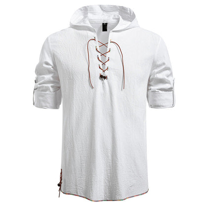 Herren Bluse Mit Schnürung Modern Berlin Style