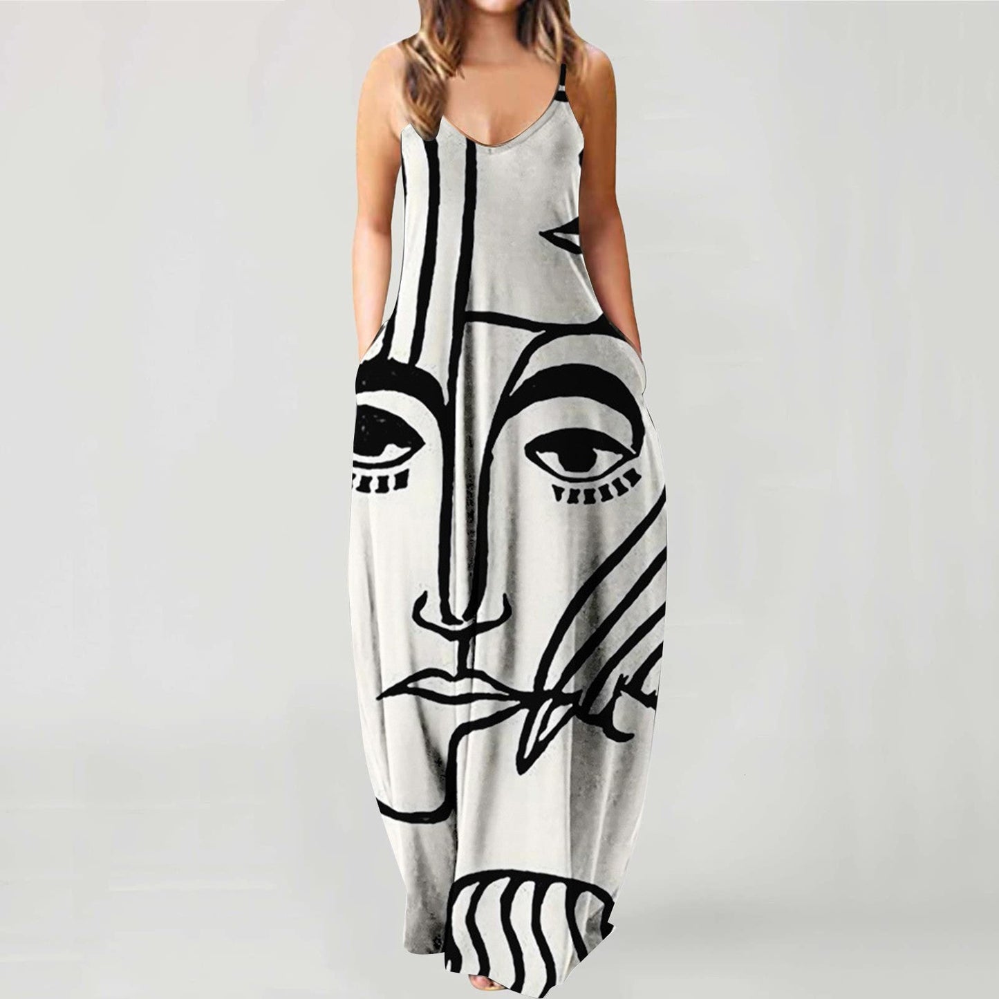 Sommerkleid von Vilea: Lang, heiß, mit Trägern