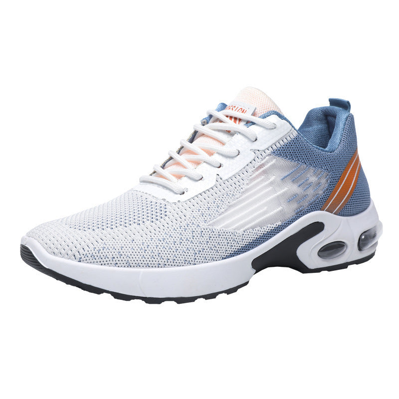Damen Sneaker Komfortabel Atmungsaktiv Elastisch Schwarz