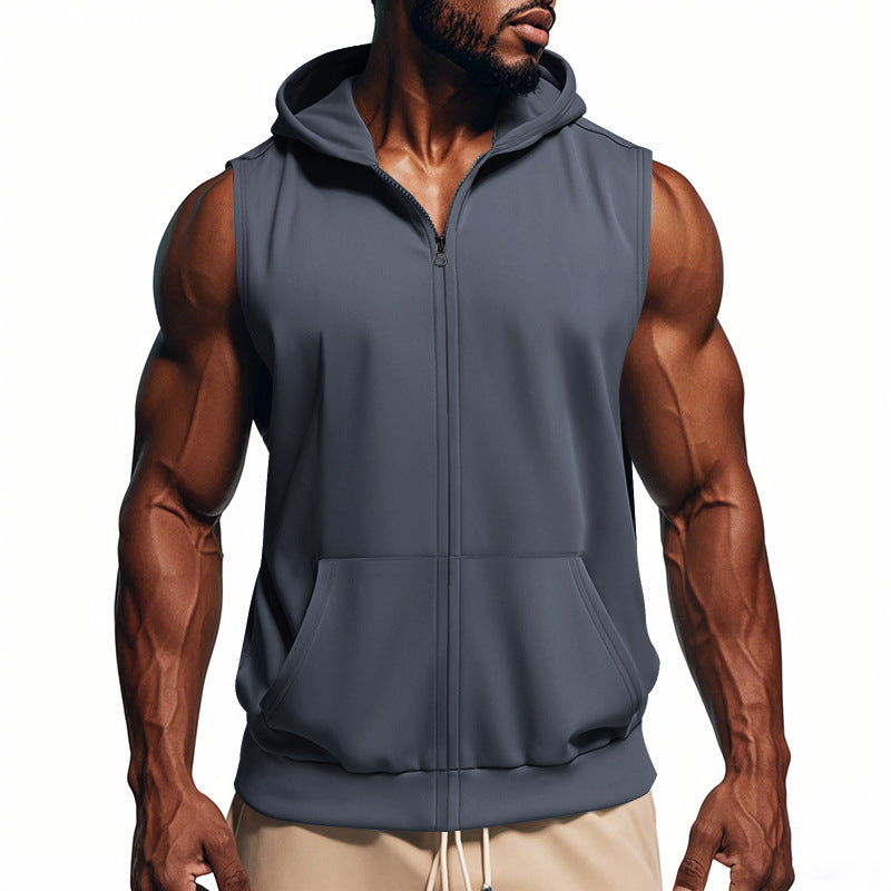 Herren Tanktop Kapuzenpullover Sportlich Funktionell