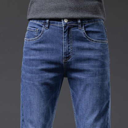 Bequeme Herren Jeans Denim mit tiefen Taschen Lässig