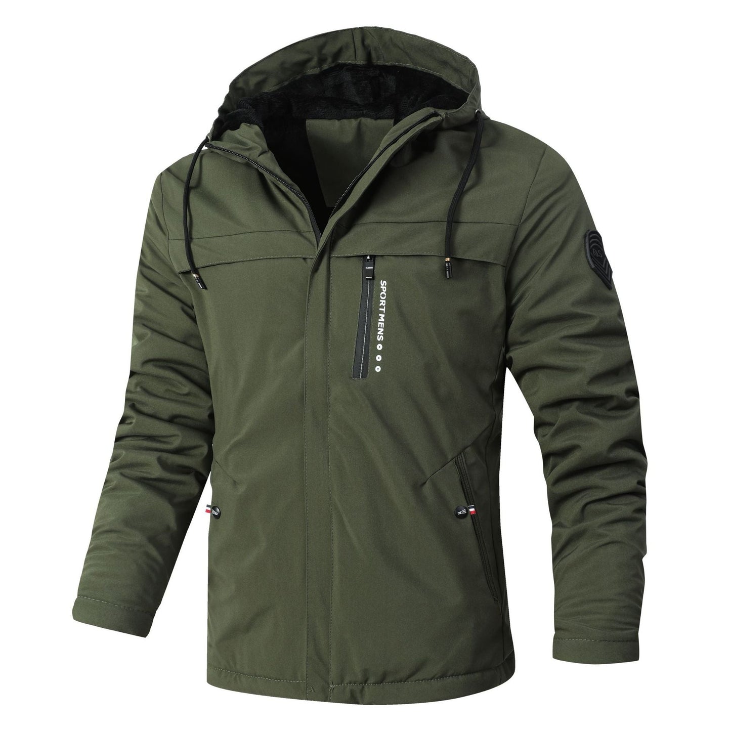 Herren Winterjacke Wetterfest Isoliert Mit Weichem Futter