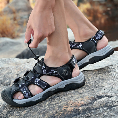 Trekking-Sandalen Damen Sportlich Rutschfest Verstellbar