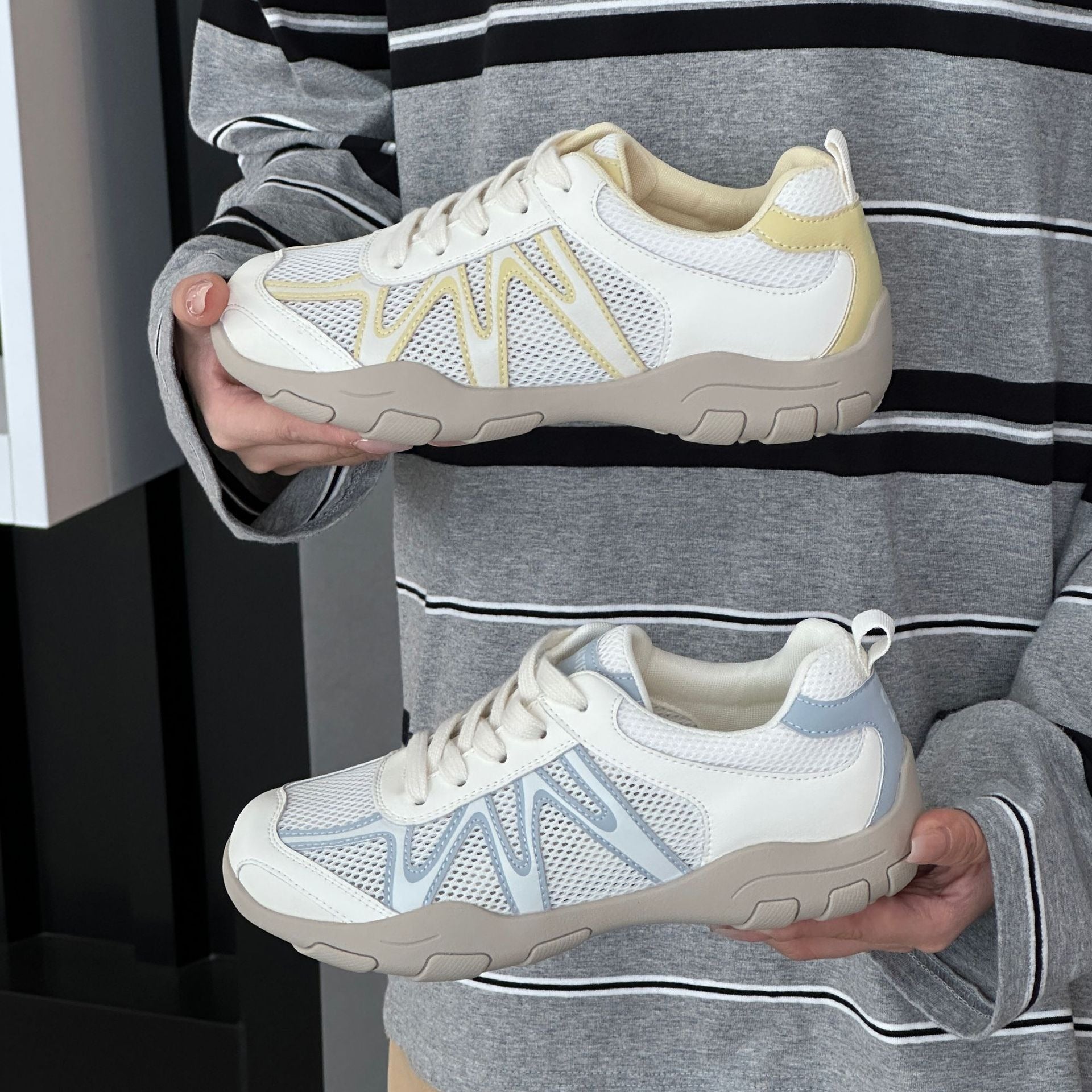 Damen Laufschuhe Atmungsaktiv Gel-Dämpfung Sport Sneaker - BerlinGlamour
