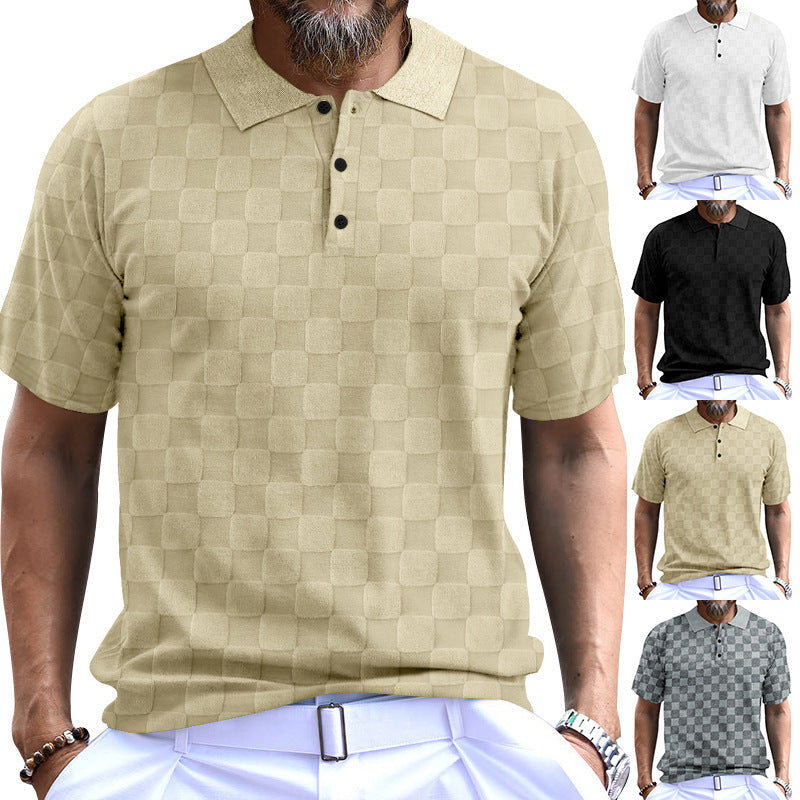 Herren Polo-Shirt Modern mit Struktur und Komfort-Kragen - BerlinGlamour
