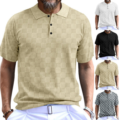 Herren Polo-Shirt Modern mit Struktur und Komfort-Kragen - BerlinGlamour