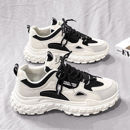 Damen Sneaker Sportlich Chunky mit Dämpfung Rutschfest