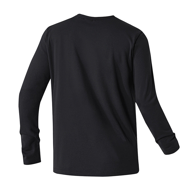 Herren Funktionsshirt Atmungsaktiv Reißverschluss Tasche Sport