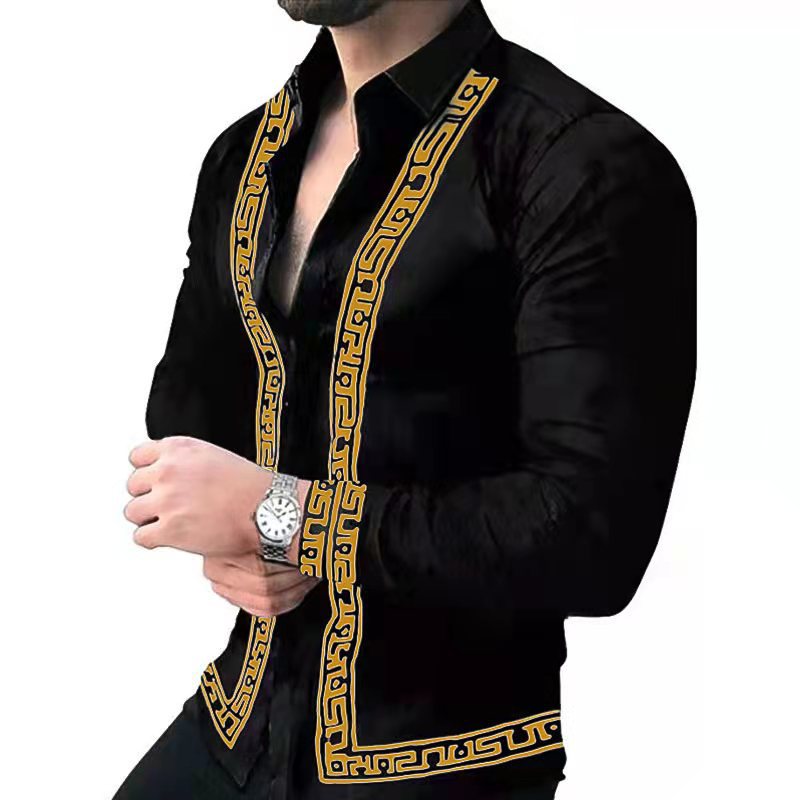 Herren Hemd Modern mit Struktur und Auffälligem Design - BerlinGlamour