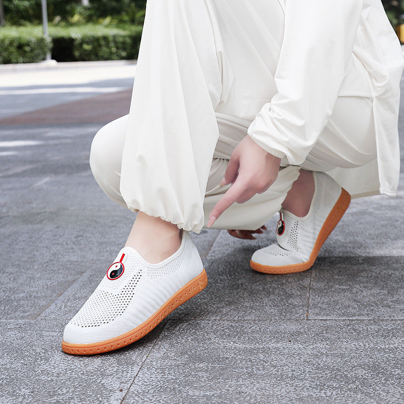 Damen Sneaker Komfortabel Atmungsaktiv Rutschfest