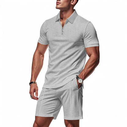 Herren Polo-Shirt Kurzarm Sportlich Mit Taschen