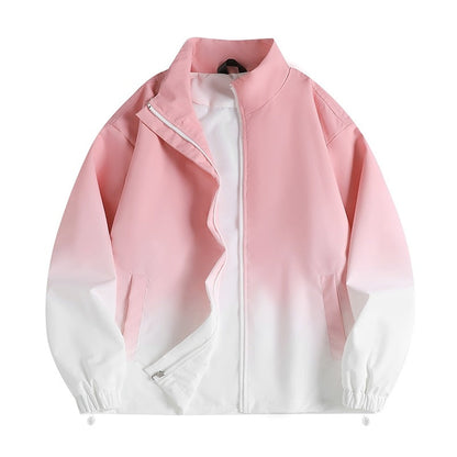 Herren Übergangsjacke Modern Farbverlauf Stylisch - BerlinGlamour