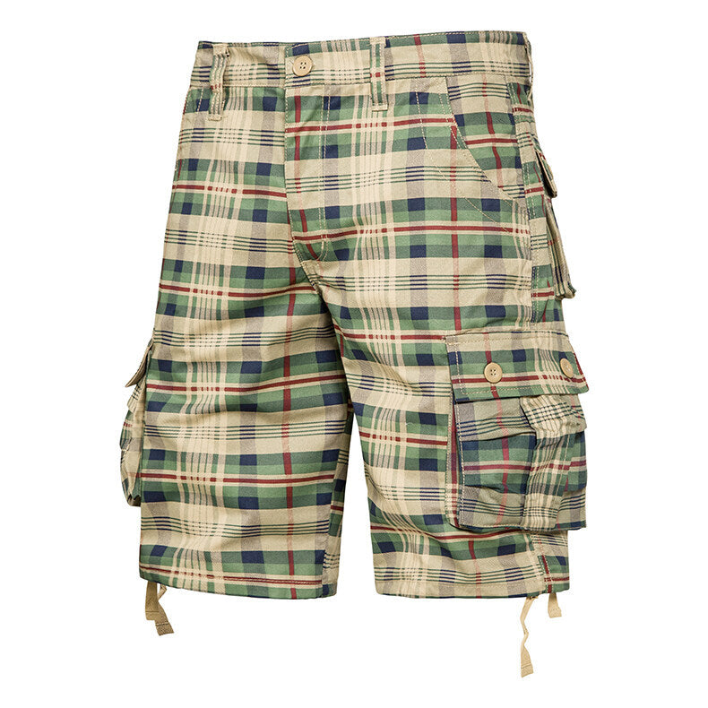 Herren Cargo-Shorts Bequem Mit Vielen Taschen