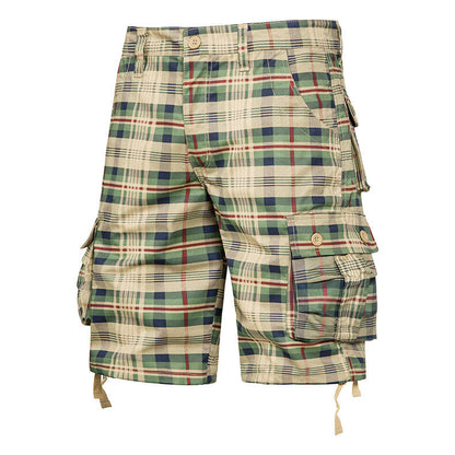 Herren Cargo-Shorts Bequem Mit Vielen Taschen