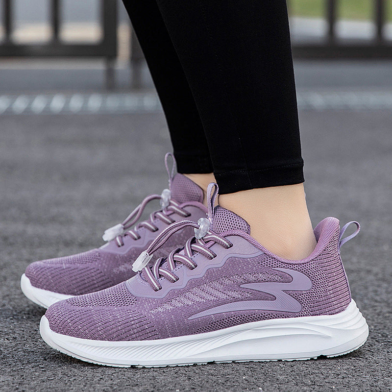 Damen Laufschuhe Sportlich Elastisch Schnellschnürsystem - BerlinGlamour
