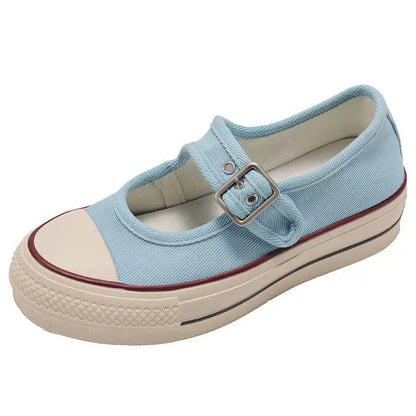 Damen Schuhe Mary Jane Weich Moderne Riemen Schuhe