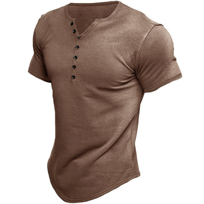 Herren T-Shirt Kurzarm Freizeitshirt Modern