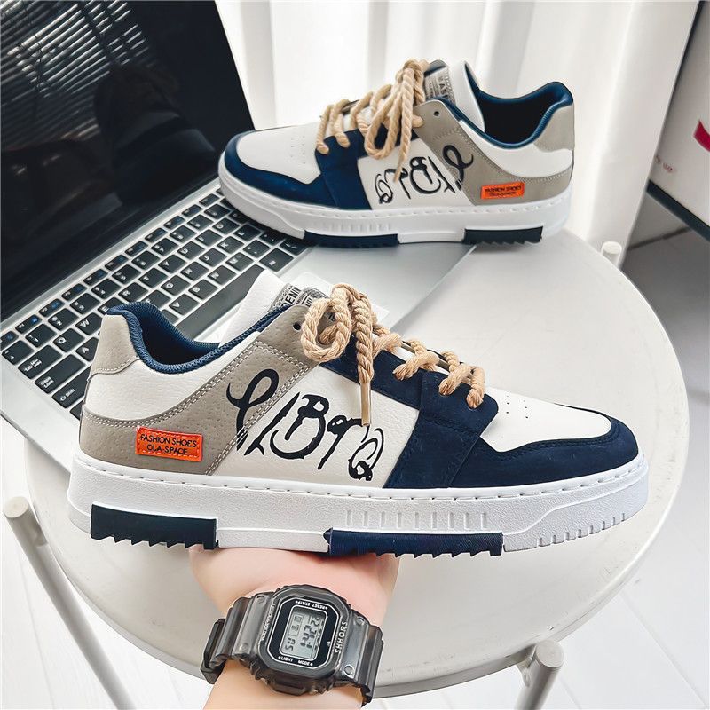 Damen Sneaker Freizeitschuhe Trendig Kontrast Obermaterial - BerlinGlamour